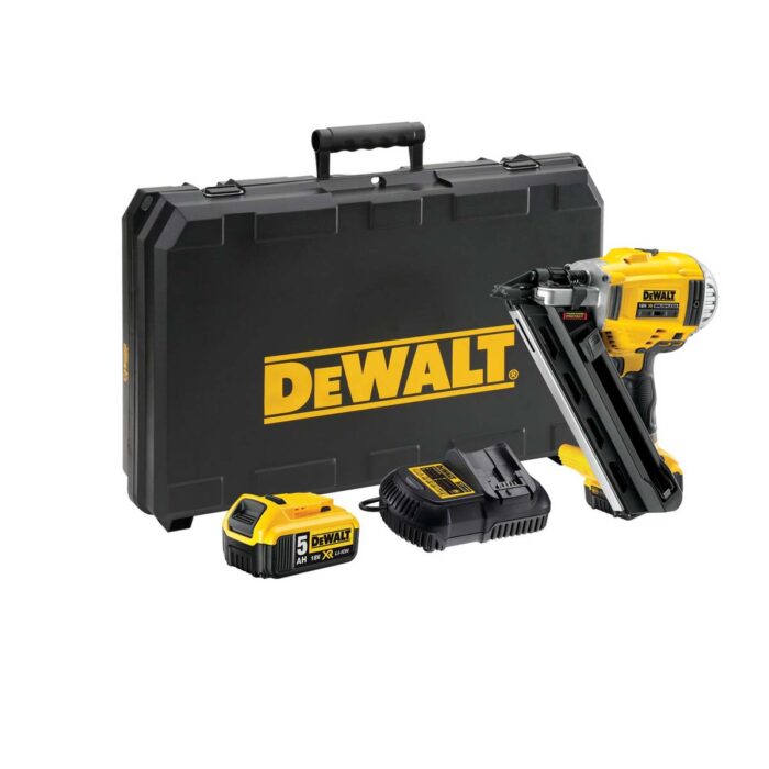 Аккумуляторный гвоздезабивной пистолет DeWalt DCN692P2 18V 34°/гвоздь 50-90мм