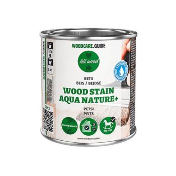 Puidupeits WOODCARE GUIDE Wood Stain Aqua Nature+ 375ml pähkel