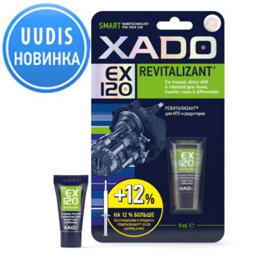 XADO Käigukasti ja reduktori geel-revitalizant EX120, 9 ml tuub