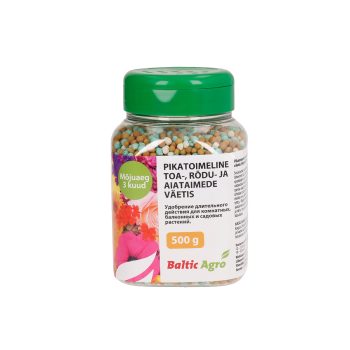 Pikatoimeline toa-rõdu-aiaväetis 500g, 3 kuud