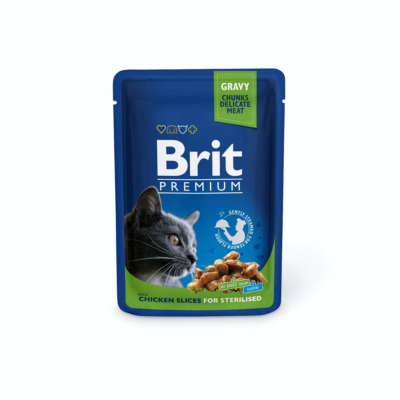 Корм для кошек Brit Premium с курицей