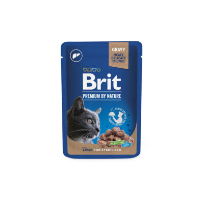 Brit Premium Liver kaķu barība