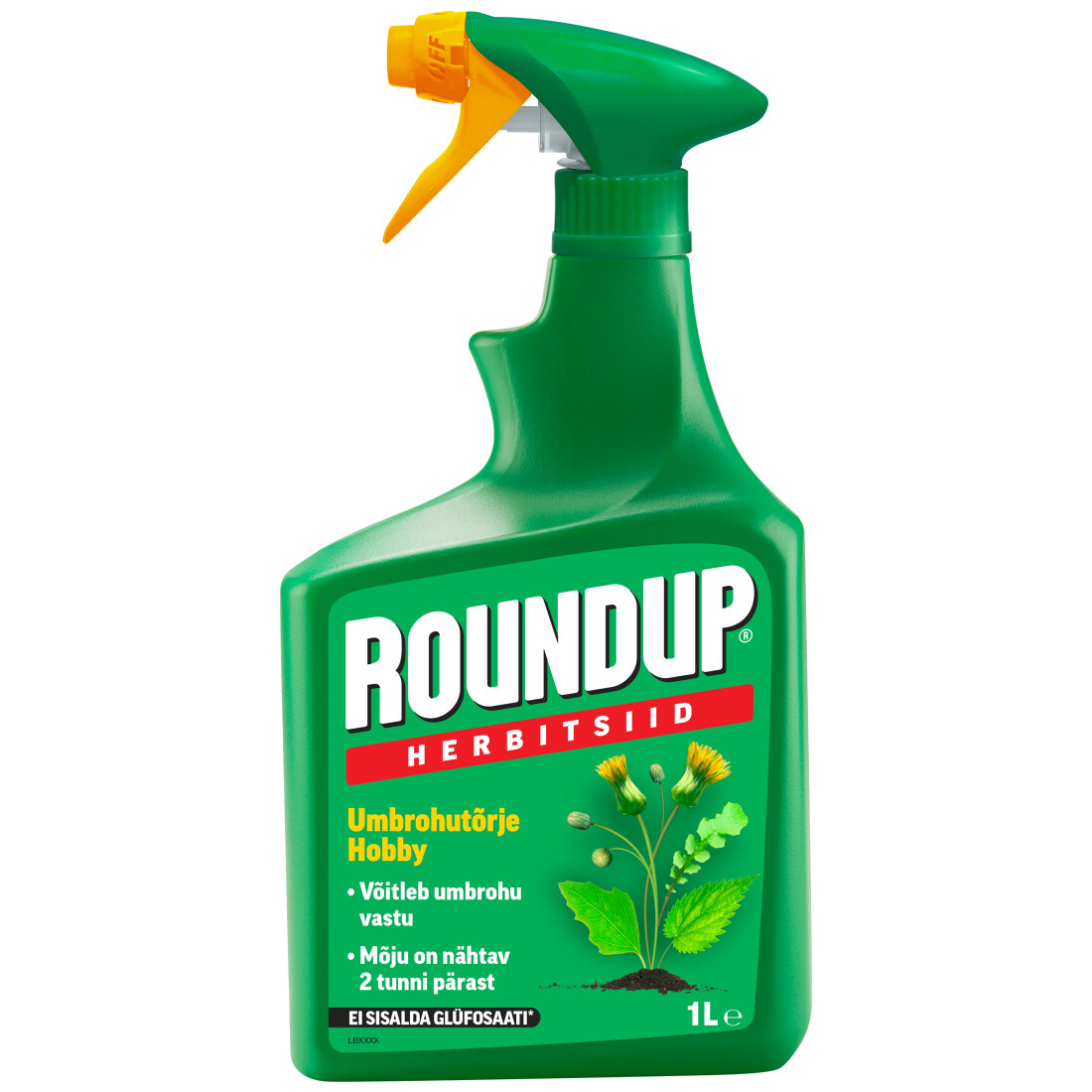 RoundUp Hobby on kasutusvalmis herbitsiid üheaastaste kaheiduleheliste umbrohtude tõrjumiseks teedel, radadel ja aladel, mis on vett läbilaskva pinnaga ning dek