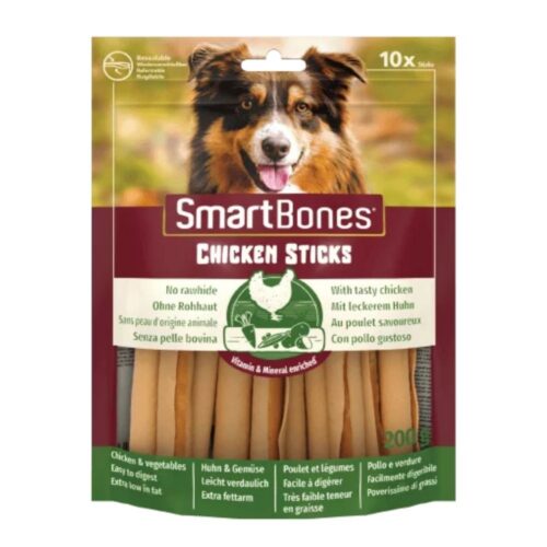 0810833027156 1 SmartBones karums suniem darzenu nujina kosl. ar vistas fileju Sticks 200 g N10