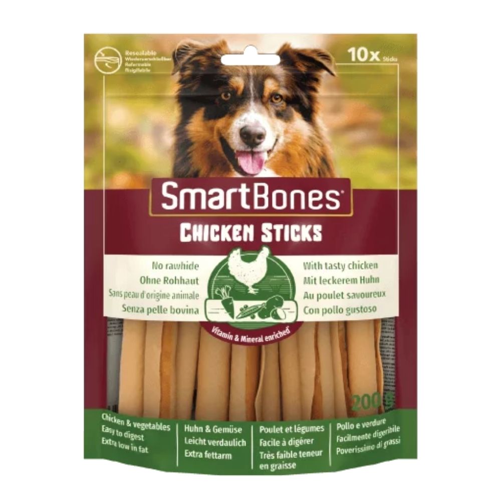 0810833027156 1 SmartBones karums suniem darzenu nujina kosl. ar vistas fileju Sticks 200 g N10