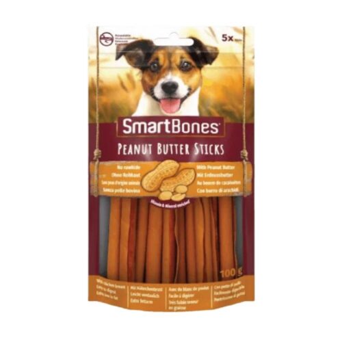 0810833027224 1 SmartBones karums suniem darzenu nujina kosl. ar zemesr.sviestu un vistas fileju Sticks 100 g N5 2