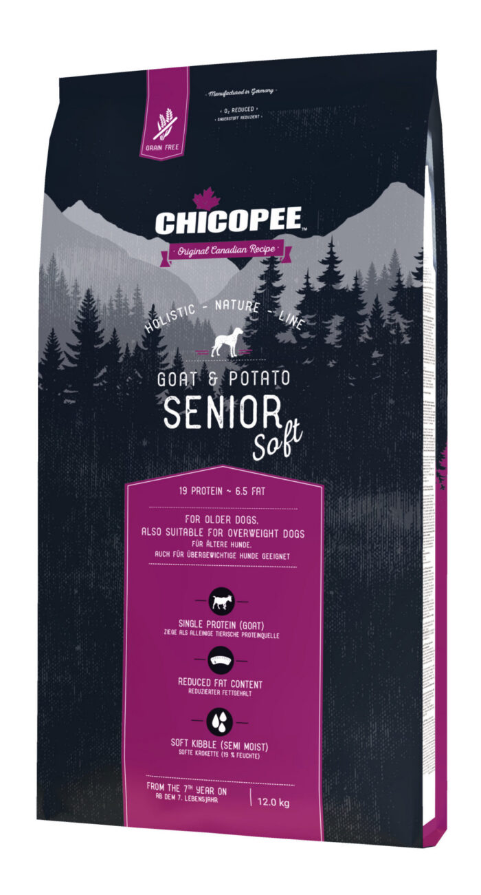 Chicopee HNL Soft Senior Goat & Potato koeratoit 12kg