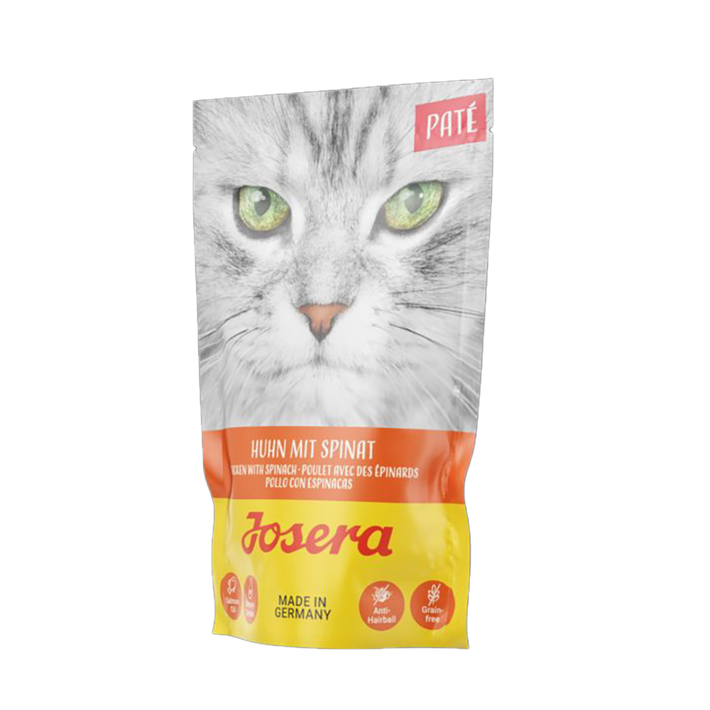 4032254750055 1 Konservi JOSERA kakiem PASTETE Chicken with Spinach 85 g