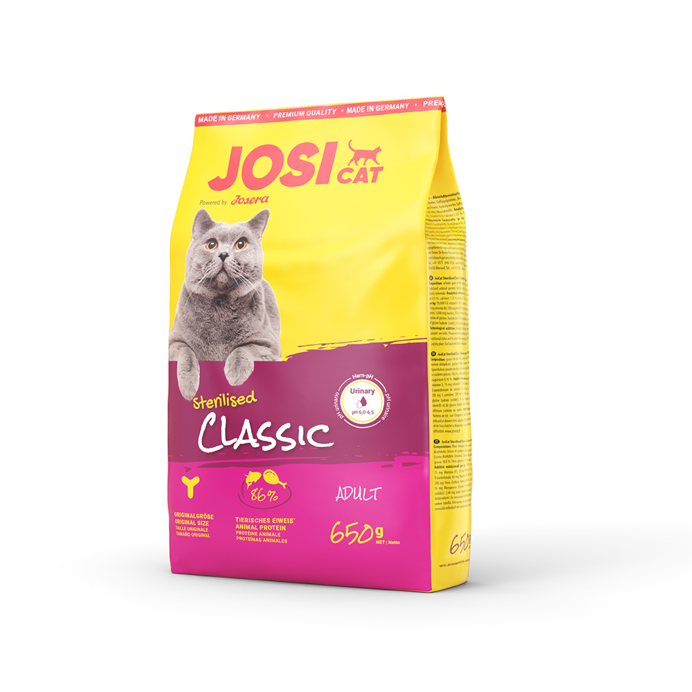 4032254753438 1 Josera P kakiem JosiCat Sterilised Classic 650 g