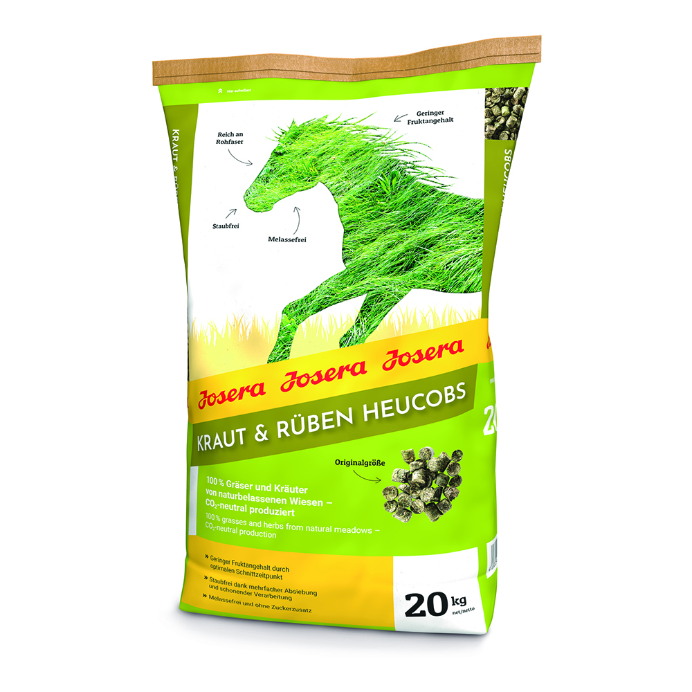 4032254755906 1 Josera zirgiem Kraut Ruben Heucobs 20 kg