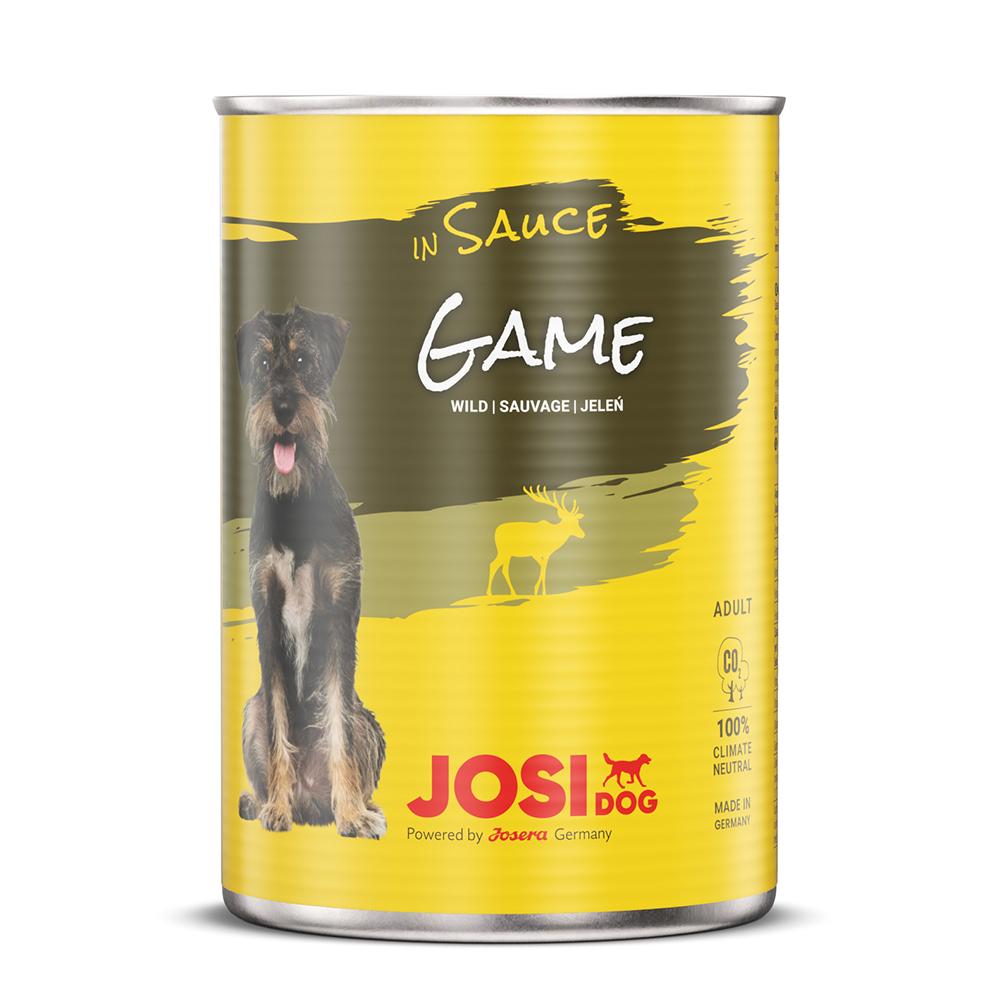 4032254760733 1 Konservi JOSERA JosiDog Game in sauce 415 g