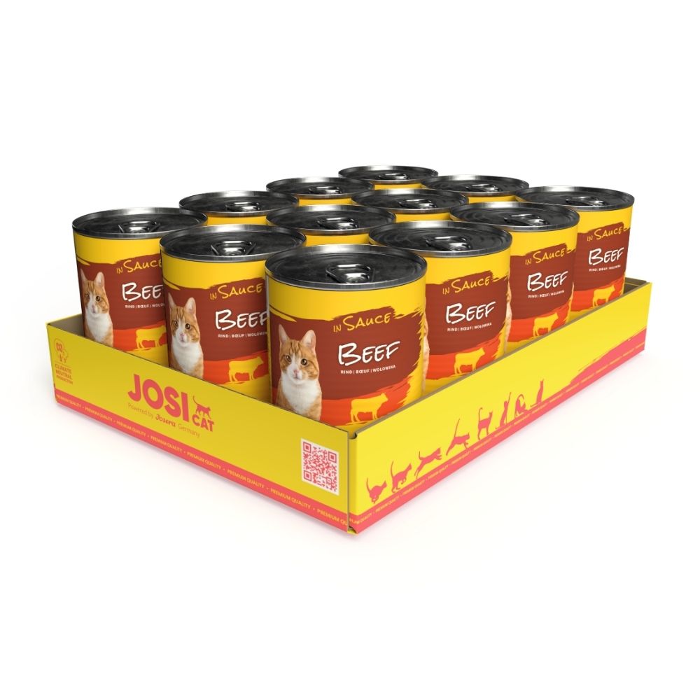 4032254760894 2 Konservi JOSERA JosiCat Beef in sauce 415 g