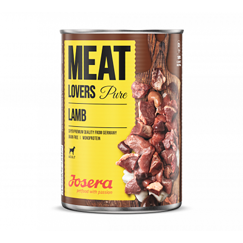 4032254762492 1 Konservi JOSERA suniem Meat Lovers Pure Lamb 400 g