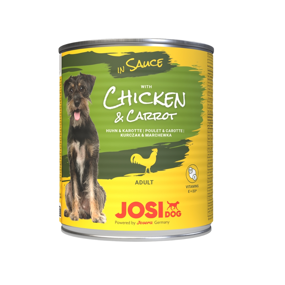 4032254789406 Konservi JOSERA JosiDog with ChickenCarrot in Sauce 830 g