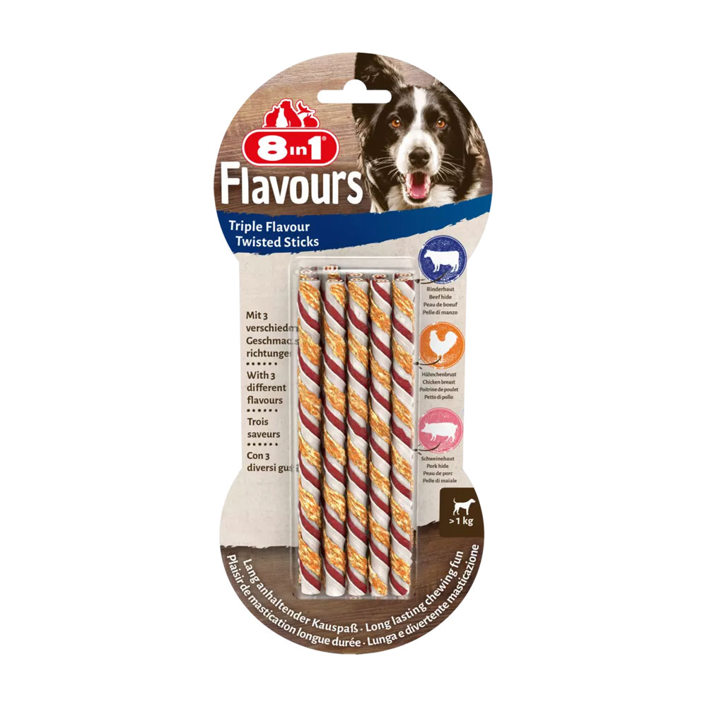 4048422144601 1 8in1 karums suniem nujina koslasanai ar vistas fileju Triple Flavour Twsticks 70 g N10