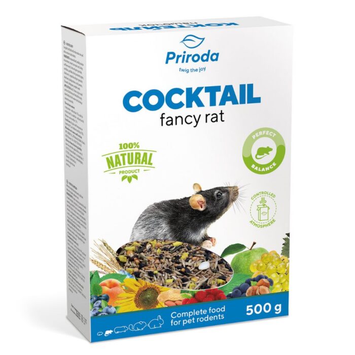 Näriliste sööt Priroda COCKTAIL rottidele 0,5kg