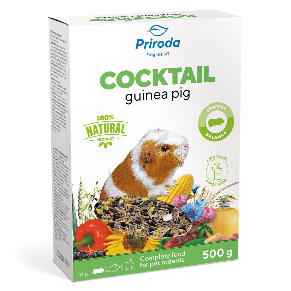 4820157400456 1 Priroda bariba grauzejiem jurascucinam COCKTAIL Guinea Pig 500 g