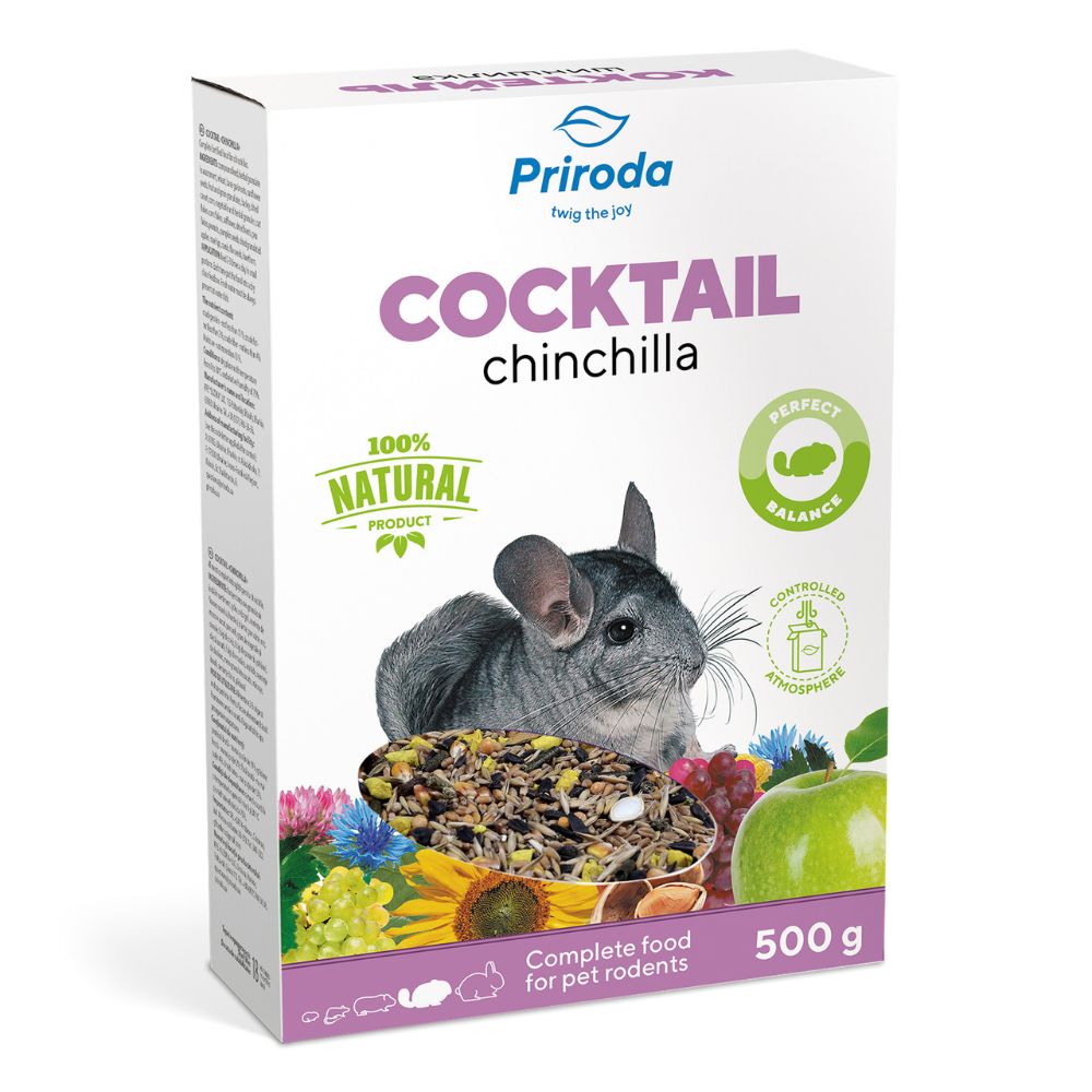 4820157400470 1 Priroda bariba grauzejiem COCKTAIL Chinchilla 500 g