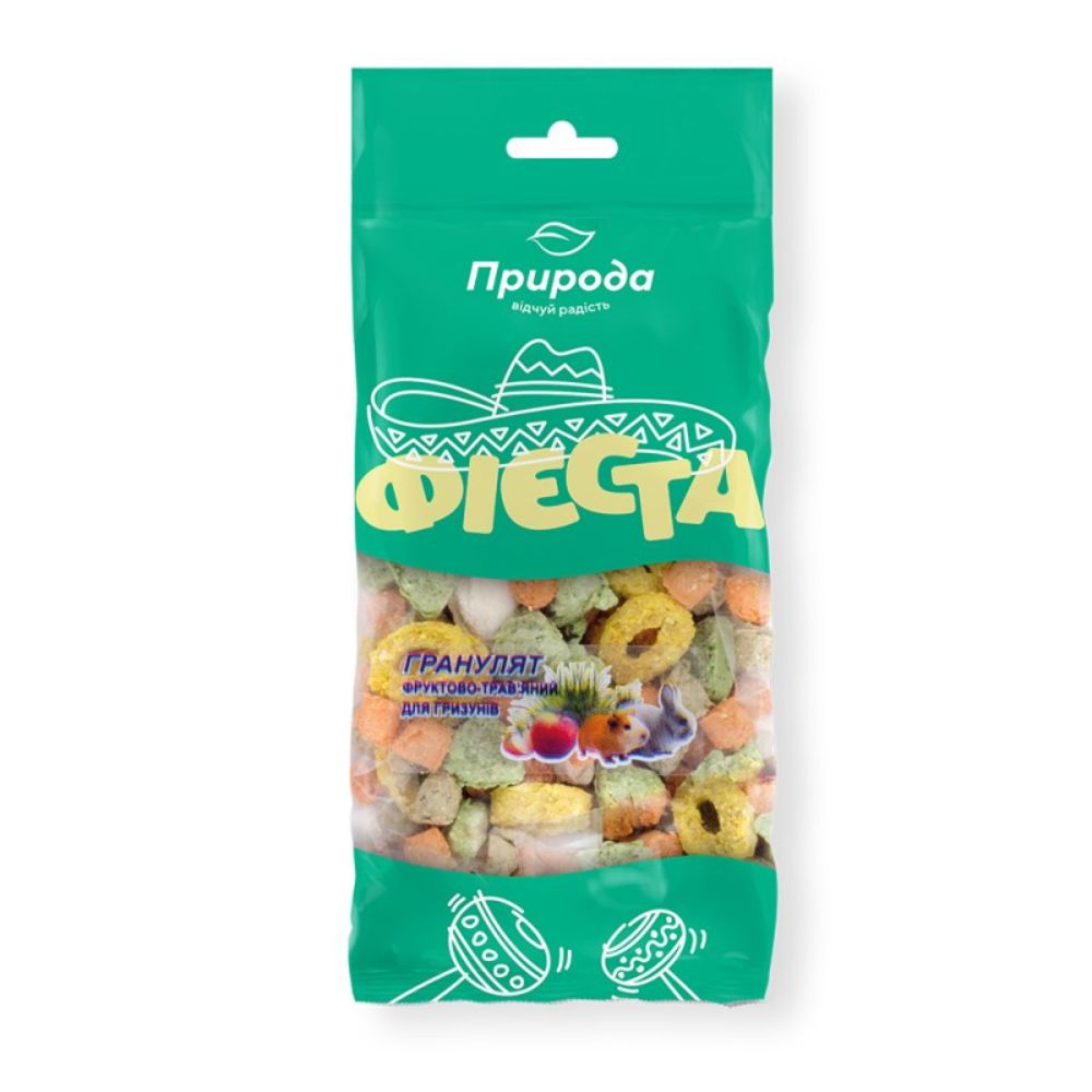 4820157401545 1 Priroda granulas grauzejiem FIESTA Fruit and Grass 100 g