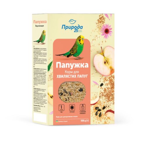 4823082410842 1 Priroda bariba papagailiem BUDGIE Jods Ehinacija 500 g