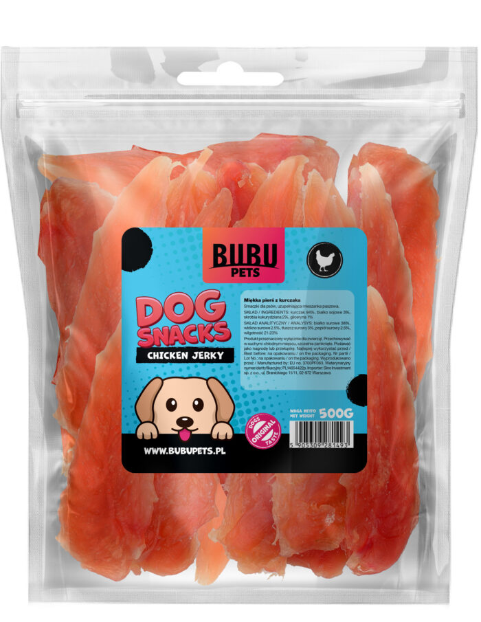 Bubu Pets koeramaius kana rinnafilee 500g