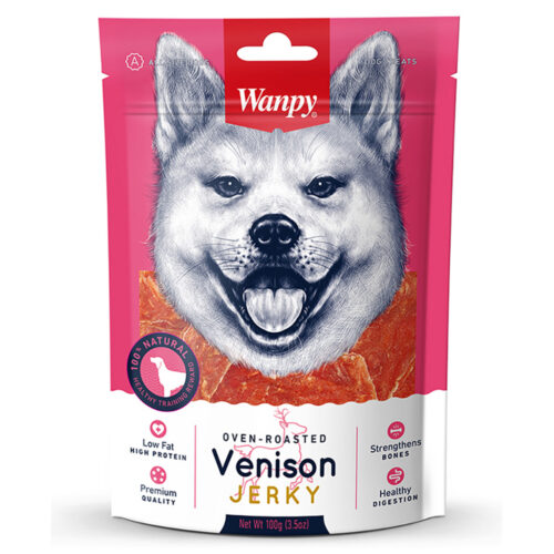 6927749812777 1 Wanpy Dogs Venison Jerky 100 g