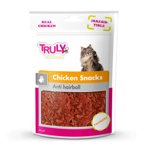 8718692582125 1 Truly Cats Chicken Snacks Anti Hairball 50 g 1