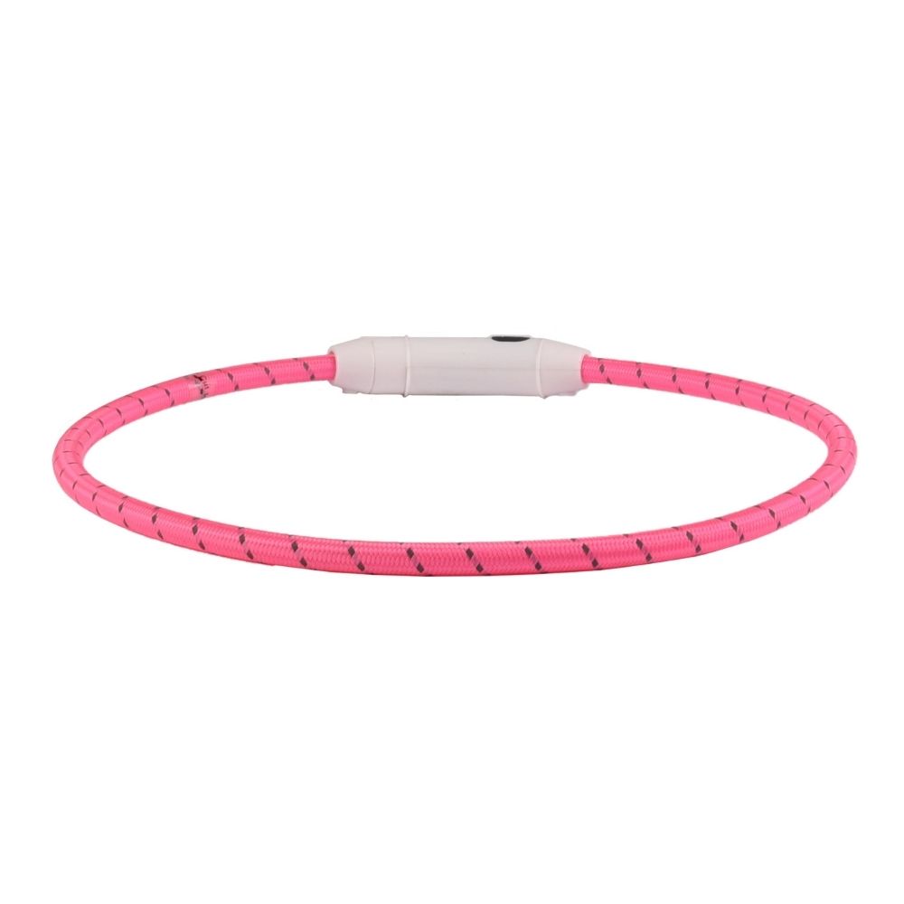 5400585125481 1 FLMG drosibas kakla siksna VISION LIGHT NYLON atstarojosa ar LED sarta 33 63.5 cm x 8 mm 519763
