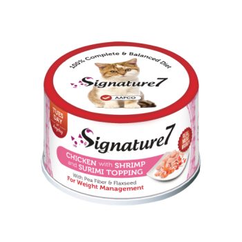 Signature7 Chicken with Shrimp and Surimi konserv kassidele 70g