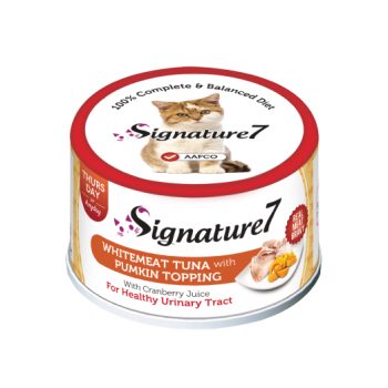Signature7 Whitemeat Tuna with Pumpkin konserv kassidele 70g