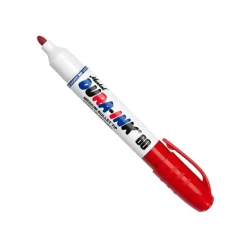 Marker Dura-ink 60 punane veekindel kooniline ots