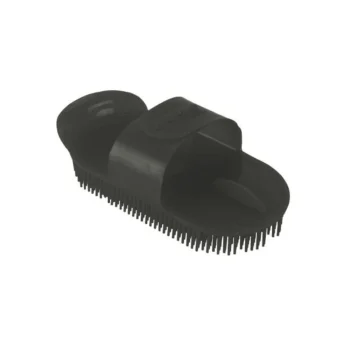 Hobusekamm kummist must 175x85mm