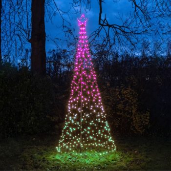 Jõulukuusk valgustusega, postiga Ø100 x 320 cm, 480 LED RGB