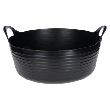 Plastik kauss 15L painduv Must