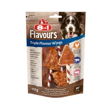 8in1 Triple Flavour Wings 4tk, 113g