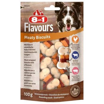 8in1 FLAVOURS lihaküpsised koertele 100g
