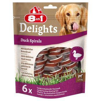 8in1 Delights Duck Spirals 6tk, 60g