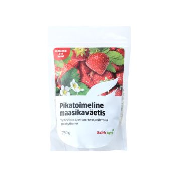 Pikatoimeline maasikaväetis 3-4 kuud 0,75 kg
