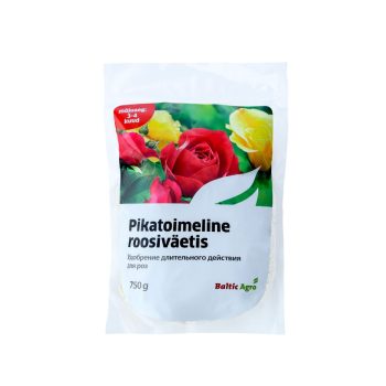 Pikatoimeline roosiväetis 3-4 kuud 0,75 kg