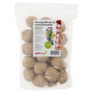 Rasvapallid lindudele võrguta