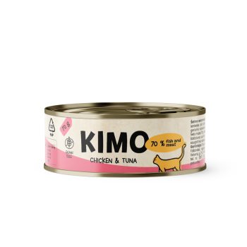 Kimo Chicken & Tuna konserv kassidele 70g
