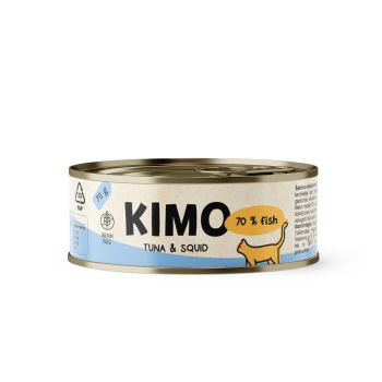 Kimo Tuna & Squid konserv kassidele 70g