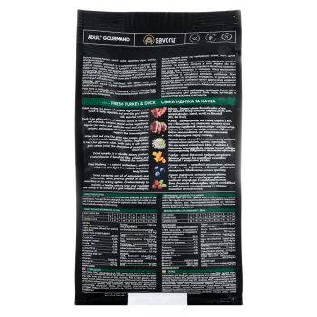 Savory cat Gourmand Turkey&Duck 400g