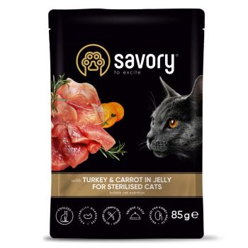 Savory kassieine Turkey&Carrot želees 85g