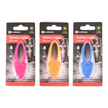 FLMG turvalisuse ripats silikoonist LED-valgustusega, 8x2.5x2cm, assortii  64723