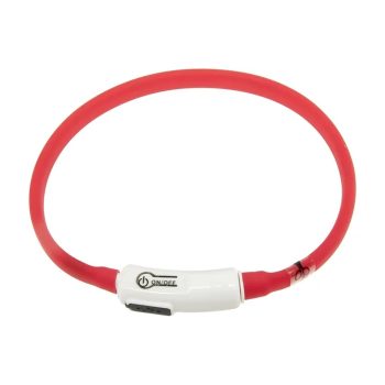 FLMG turvakaelarihm „Visio Light Basic” LED-valgustusega, punane, 20-35cm 64959