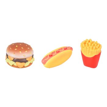 FLMG koerte mänguasi piiksuga "Fast Food", assortii 517838
