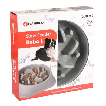 FLMG plastikust söögikauss koertele aeglaseks söömiseks “Bobo” 17cm 519733