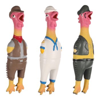 FLMG koerte mänguasi piiksuga "Village People" kalkun 24cm 512556