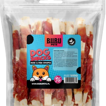 Bubu Pets koeramaius pardi ja kalaga ribad 500g